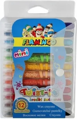 Produktbild von Kredki świecowe "Twist-it Mini" 12 kolorów