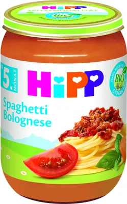 Produktbild von HIPP 6230 Spaghetti Bolognese, 190 g