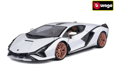 Obrázek produktu pro BBURAGO Lamborghini Sian FKP 37, Model supersportovního automobilu, Sestavený, 1:18, Lamborghini Sian FKP 37, Jakékoliv pohlaví, Kov, Plast