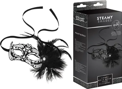 Immagine prodotto di Steamy Shades - Maschera per occhi in metallo 'Mardi Gras', taglia:OS