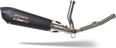 Imagen del producto de Escape deportivo GPR GP Evo4, color titanio, homologado para Suzuki V-Strom 650
