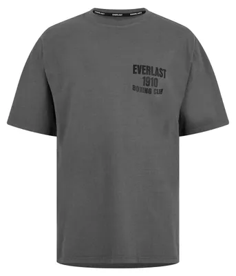 Productafbeelding van Everlast - "Club" T-shirt voor heren, oversized model, GT27732 (maat M) (middelgrijs)