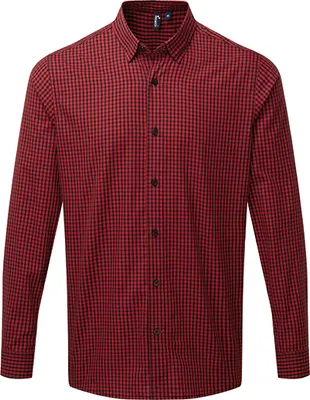 Produktbild von Premier Workwear MenŽs Maxton Check Long Sleeve Shirt