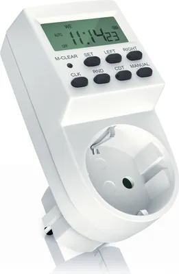 Produktbild von Brandson Zeitschaltuhr mit Kinderschutzsicherung 1,5" LCD Display / 20 ON/OFF Programme