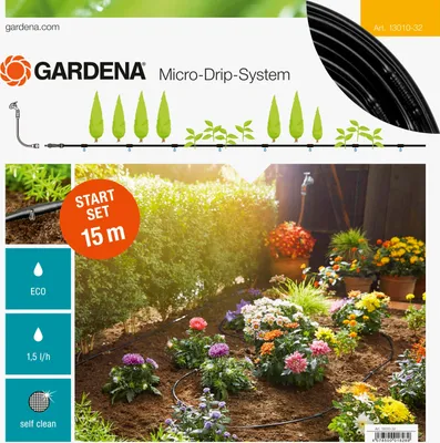 Produktbild von Gardena 13010-32, 15 m, 4,6 mm, Schwarz