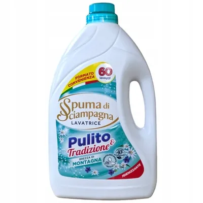 Produktbild von Lavatrice Liquido Freschezza Alpina 60 Waschgänge 3l - Spuma di Sciampagna
