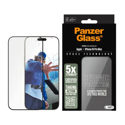 Produktbild von Panzerglass Ceramic Screen Protector Ultra-Wide Fit pro Iphone 16 Pro Max