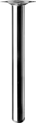 Produktbild von Hettich Tischbein 3,0 x 30 cm Stahl verchromt - 1 stück