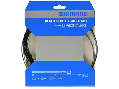 Image de Shimano Shim.Set de câbles de changement de vitesse Road Sw Edelst.Ot-Sp41