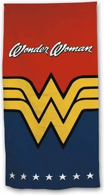 Zdjęcie produktu dla ręcznik plażowy Wonder Woman 70 x 140 cm bawełna