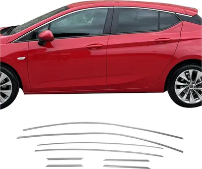 Produktbild von OMAC Zier- / Schutzleiste Türscheibe Fensterleiste 5243146U Fenster Ein-/Anbau oben Edelstahl für Opel Astra K