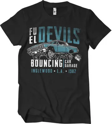 Produktbild von Fuel Devils Bouncing Garage T-Shirt - Large - Black