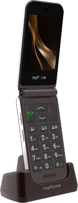 Image de myPhone Harmony LTE Praline Collection | Brown | 2.8+1.44 " | IPS | 48 MB | 128 MB | Single SIM | MicroSD | 3G | Bluetooth | 5.1 | Main camera resolution 2 MP | 1300 mAh
