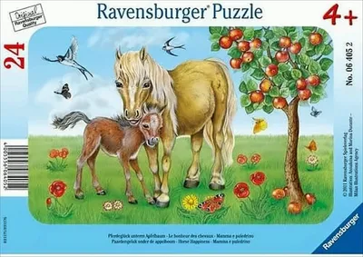 Produktbild von Pferdeglück unterm Apfelb Rahmenpuzzle