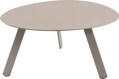 Produktbild von Lesli Living Indoor & Outdoor Beistelltisch "Tiki" oval grau