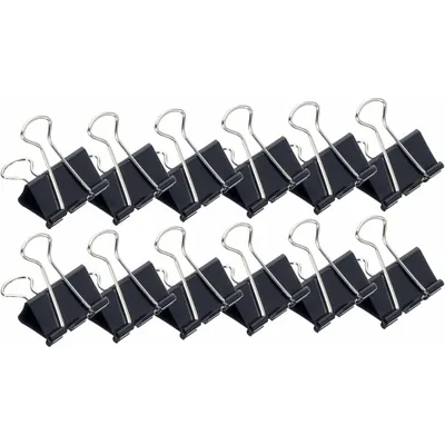 Immagine prodotto di MAUL Morsetti pieghevoli in acciaio per molle Metallo 12 pezzi 32 mm nero