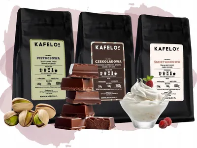 Produktbild von KAFELOV | Kaffee Set - 3x250g - Pistazie, Schokolade, Sahne - Aromatische Genussvielfalt