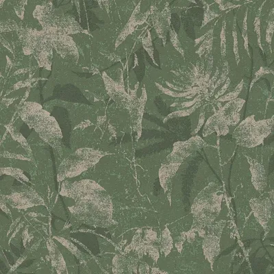 Immagine prodotto di Profhome 782036-GU Carta da parati floreale con accenti metallici verde beige oro 5,33 m2
