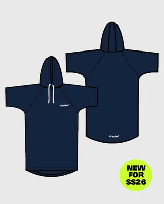 Produktbild von DRYROBE Handtuchmantel Baumwolle Navy L