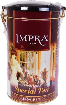 Produktbild von Impra loser schwarzer Ceylon Tee in Metallbox 250g Special Tea