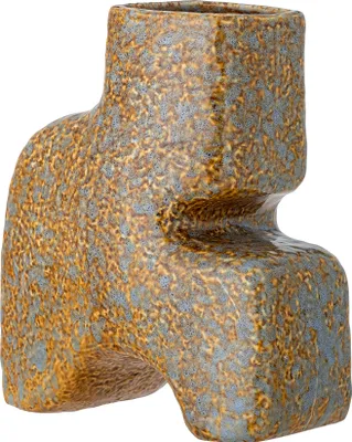 Productafbeelding van BLOOMINGVILLE | Vaas Ollia, bruin, steengoed | L18,5 x H20 x B10 cm | 82062724