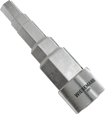 Produktbild von Universal Stufenschlüssel mit Innenvierkant 1/2" 5-stufig für Sanitär & Heizkörper von WIESEMANN 1893 I 81116