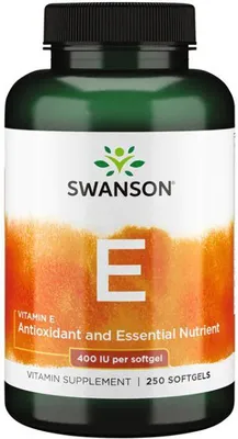 Immagine prodotto di Vitamina E naturale 400 UI 250 Capsule Morbide Swanson Health Products
