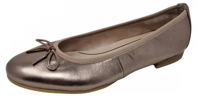 Produktbild von Tamaris Damen Ballerina klassisch Schleife Leder 1-22116-41, Größe:39 EU, Farbe:Mehrfarbig