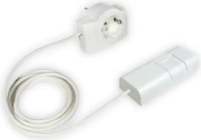 Produktbild von EHMANN Schnurdimmer T21.07, weiß mit Zwischenstecker, Plug&Play