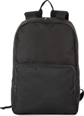 Image de Sac à dos Kimood avec fermeture éclair de couleur contrastée