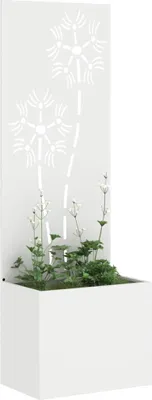 Immagine prodotto di Schermo per privacy in giardino Floreale Bianco 50 x 150 cm