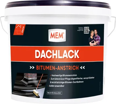 Produktbild von MEM Bitumen Dachlack 10 l