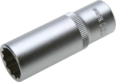Produktbild von 16 mm Lange VIELZAHN Steckschlüssel-Einsatz Stecknuss 12-kant Nuss 3/8"-Antrieb