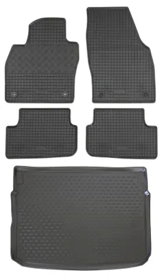 Produktbild von Gummi Kofferraumwanne + Fußmatten Set für Seat Arona, Bj. 9/2017-
