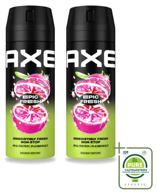 Produktbild von 2 x Axe Deodorant Spray Epic Fresh 150 ml - Großpackung - 2 Stücke