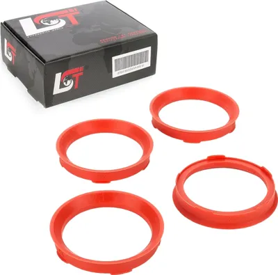 Produktbild von 4x Zentrierringe Distanzringe Alufelgen Ø 57,1 mm - Ø 67,0 mm für AUDI PORSCHE