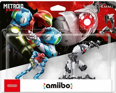 Image de Amiibo double pack Samus + E.M.M.I. Metroid Dread - EPUISE