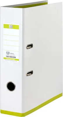 Produktbild von Oxford 100081032, Konventioneller Dateiordner, A4, Polypropylen (PP), Hellgrün, Weiß, 570 Blätter, 8 cm