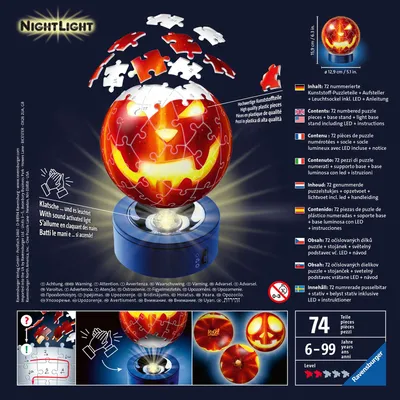 Produktbild von Nachtlicht Kürbiskopf Ravensburger 11253