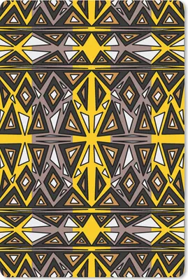 Produktbild von MuchoWow® Mauspad Mousepad Afrika - Geometrie - Muster 40x60 cm - Mousepads - Maus Mat - Pad - Mausunterlage - Schreibtisch Accesoire