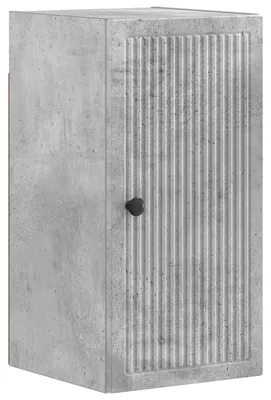 Imagen del producto de Armario de pared para baño, color gris cemento, 30 x 31 x 59 cm