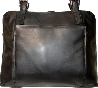 Produktbild von Leder Businesstasche GLASGOW Schwarz Rfid - Schutz Leitzordner Größe Reise Shopper