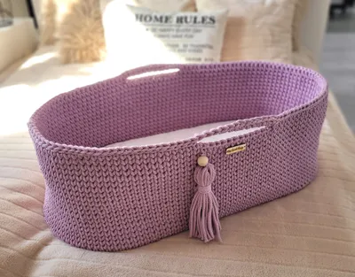 Obrázek produktu pro Mojžíšův koš BOHO Handmade - levandule