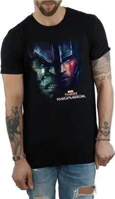 Produktbild von Thor: Ragnarok - T-Shirt für Herren BI783 (L) (Schwarz)