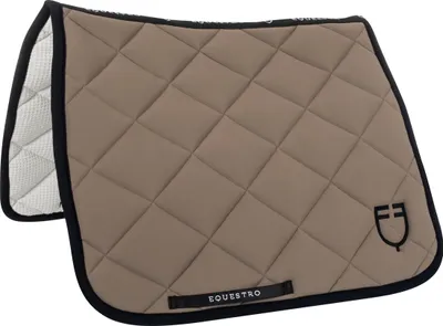 Produktbild von Equestro Schabracke Dressur Technical Fabric Black Line Dressurschabracke Walnut Full