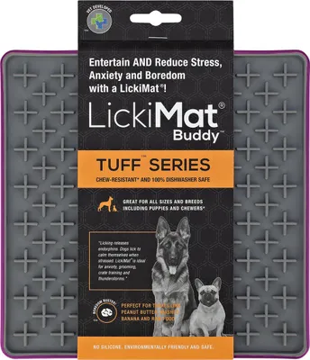 Image de LickiMat Tapis à lécher Buddy Tuff Violet
