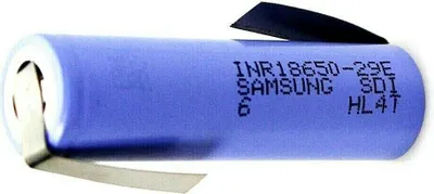 Produktbild von Samsung SDI INR 18650-29E 3,6 V 2800 mAh mit Lötfahne  Z