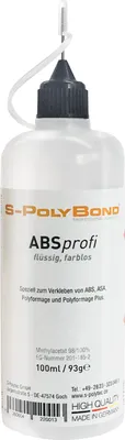Produktbild von S-Polybond® ABSprofi | 100ml | Spezialklebstoff für ASA, ABS, Polyformage und Polyformage Plus | Kaltschweißverfahren (1, ABS Kleber)