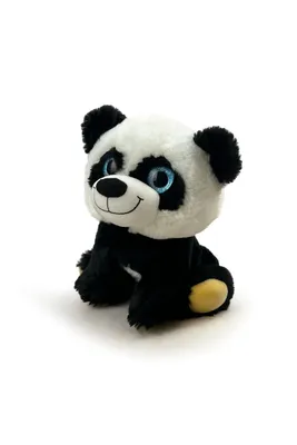 Produktbild von Plüschtier Panda 30 cm schwarz weiß – Weiches Kuscheltier, Stofftier