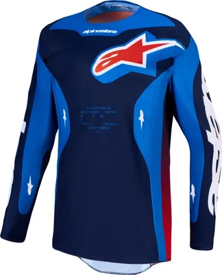 Obrázok produktu pre Motokrosový dres Alpinestars Racer Hunt, modrá/červená, veľkosť M